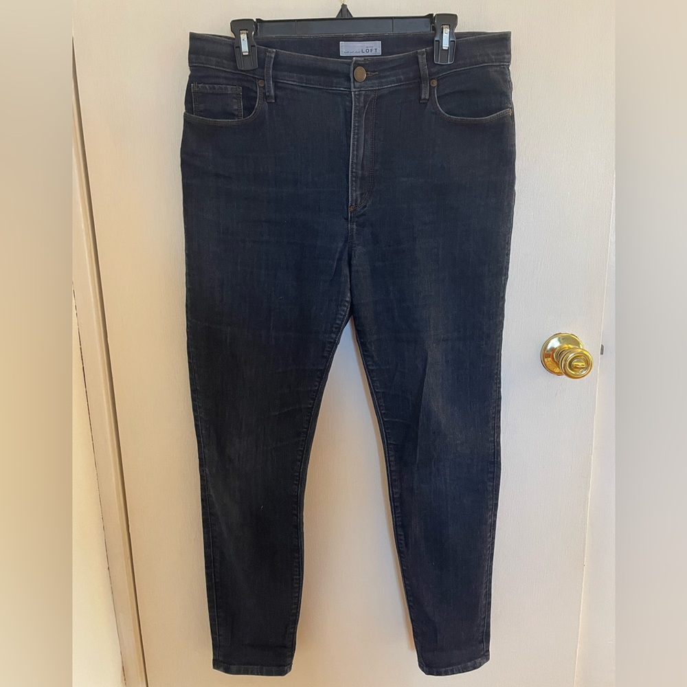 LOFT Women’s Dark Blue Skinny Jeans